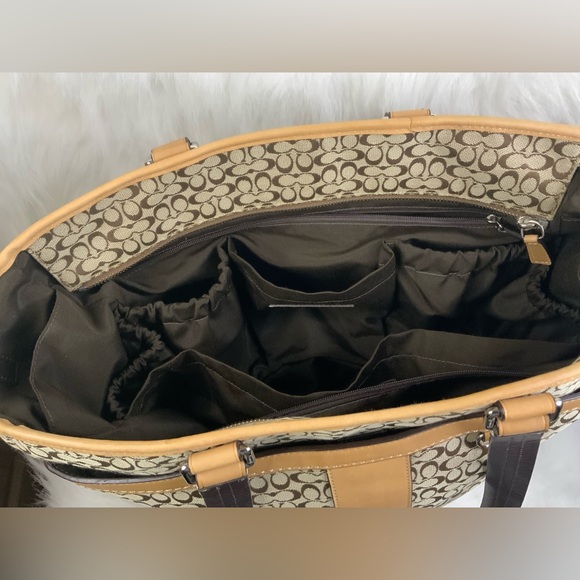 Coach Khaki Signature Multi-functional Tote bag (EUC) - Picture 17 of 17